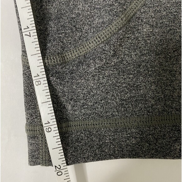 Athleta Chaturanga Capri Crop Leggings Gray Stretchy Activewear Sz L - Picture 7 of 10